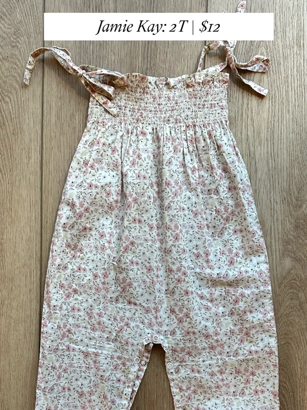 Jamie Kay Floral Jumpsuit 2T